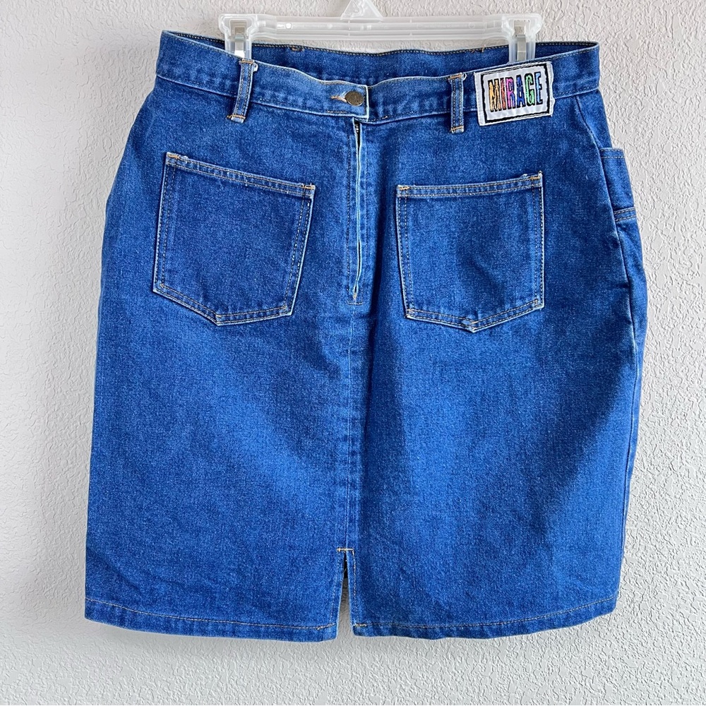 Vintage denim skirt